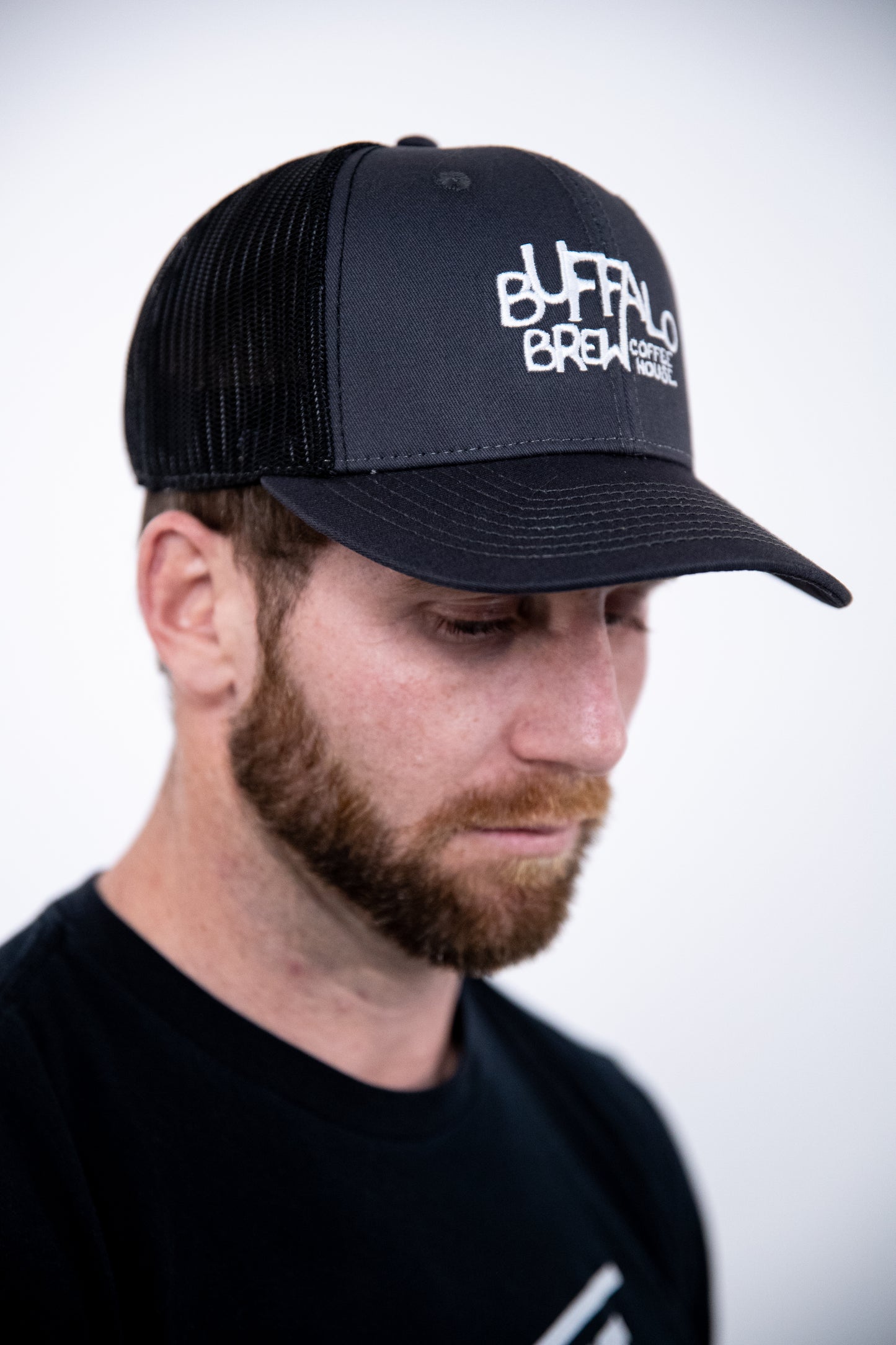 Buffalo Brew Stitch Hat Gray
